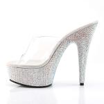 Pleaser BEJEWELED-601DM Clear/Silver Multi RS