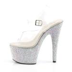 Pleaser BEJEWELED-708DM Clear/Silver Multi RS