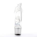 Pleaser STARDANCE-1018C-7 Clear/Clear-Silver Multi RS