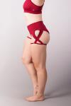 Off the Pole Shorts Garter Infinity Weinrot
