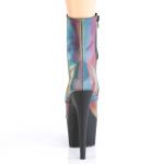 Pleaser ADORE-1020REFL Platform Ankle Boots Reflection Multicolored EU-36 / US-6