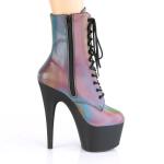 Pleaser ADORE-1020REFL Platform Ankle Boots Reflection Multicolored EU-36 / US-6