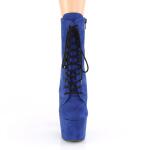 Pleaser ADORE-1020FS Platform Ankle Boots Synthetic Suede Blue EU-35 / US-5