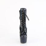 Pleaser BEJEWELED-1020-7 Blk Holo Pat/Midnight Blk RS 8