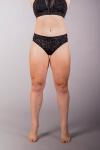 Off the Pole Shorts Classic Scrunch Black Champagne