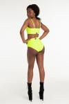 Polerina Shorts Basic Neon Yellow M
