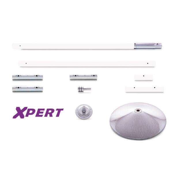X-Pole XPert (NXN) Powder Coated White 40 mm 2,19 m - 2,28 m