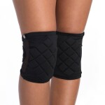 Poledancerka Knee Pads Black with Pockets for Extra Pads S