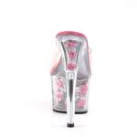 Pleaser Pantolette ADORE-701FL Transparent Pink  EU-37 / US-7
